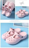Sandalias EVA De Moda Para Verano 2025 Zapatos De Jardín Y Playa Casuales Y Cómodos Unisex Con Agujeros Pantuflas Para Mujer Pantuflas De Interior Y Exterior - details 22