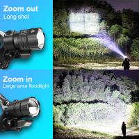 Linterna Frontal LED COB XHP360 Recargable USB Con Zoom Y Luz Potente 18650 Lámpara De Cabeza Impermeable Para Pesca Exploración Y Caza - details 8