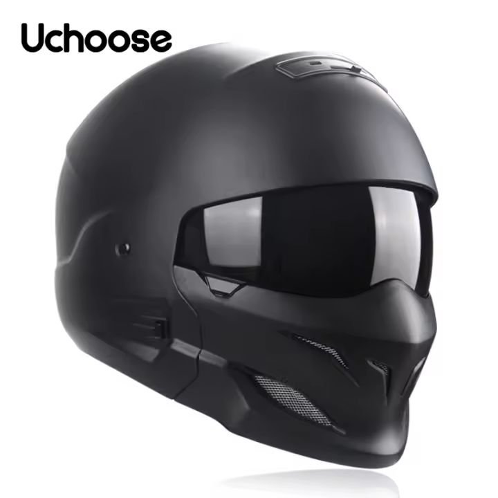 Casco Scorpion Demi Predator Con Manoplas Removibles Multifuncionales Casco De Motocicleta Con Personalidad 2022 - 1