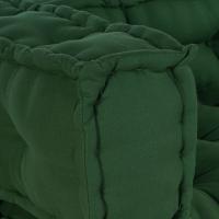 Cojín para sofá de palets vidaXL con soporte para brazos y respaldo de tela verde - details 3