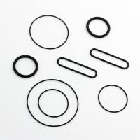Conectores De Circulo Geométrico Hueco En Metal De Cobre Para El Dibujado De Joyas DIY 6 Piezas Pintura Negra De Spray Charms - details 6