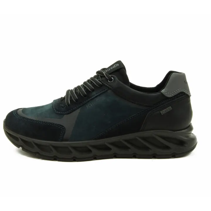 Igi & Co mod. 66413 zapato sport para hombre en nobuck, cordones - 1