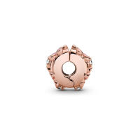 PANDORA Clip de margarita rosa para niñas, accesorios de joyería con cuentas, regalo de cumpleaños 520, talla única - details 0