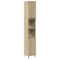 vidaXL Set de muebles de baño 3 pzas madera contrachapada roble Sonoma - details 2