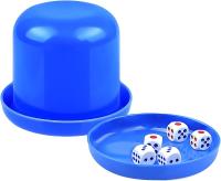2 piezas taza de dados de plástico taza de sacudida taza de fiesta suministros de juego de dados taza de almacenamiento de dados juguete adivinar dados herramienta de juego para la fiesta familiar bar KTV juego de mesa - details 1