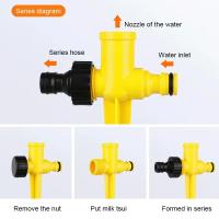 Cabezal De Riego Automático 360 Grados Ajustable Rosca Para Jardín Suelto Subterráneo Nozzle De Agua Para Jardinería Y Agricultura - details 5