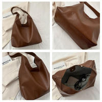 Bolso De Hombro Para Mujer De Cuero PU Vintage Gran Capacidad Casual Bolso Cruzado De Moda Bolsos Tote De Compras - details 6