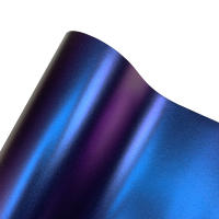 Película De Cambio De Color Para Coche Chameleon Vinilo Enrollado Púrpura a Azul Adhesivo Elástico Con Suelo De Aire Para Automóviles Y Accesorios De Motocicleta - details 6