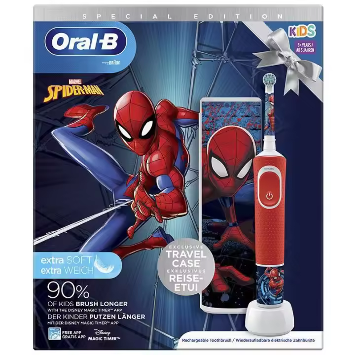 Oral-B Vitality Kids Box Spiderman Cepillo Recargable 1Ud - 1