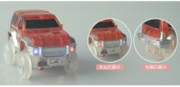 Coche De Rail DIY De Alta Velocidad Con Luz Eléctrica Juguetes Educativos Para Niños Material ABS Batería AA No Incluida - details 23