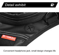 Bolsa De Pierna Impermeable Para Motocicleta Carbono Fibra Caja Rígida Hombro Pack Casual Exterior Para Hombres Y Mujeres - details 15