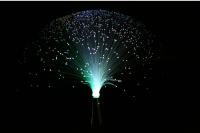 Luz De Ambiente Navidad LED Fibra Óptica Linterna Cielo Estrellado Decoración De Fiesta Boda Para El Hogar Material ABS Fuente De Alimentación Batería - details 1