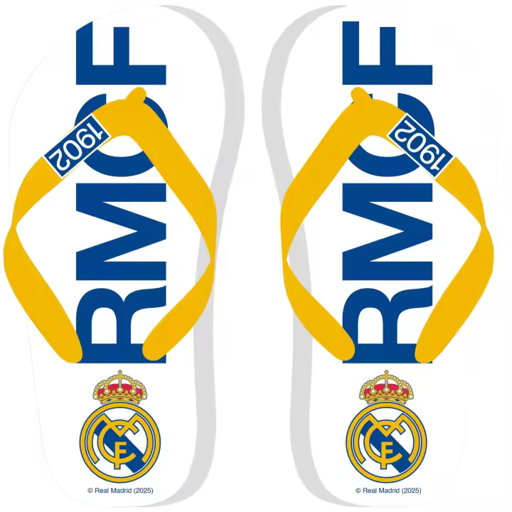 CHANCLAS FLIP FLOPS REAL MADRID - ARDITEX - TALLAS DEL 38 AL 43 - 1
