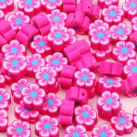 20/50/100pcs Bolas De Arcilla Polimérica 10mm Bolas De Flor Hechas a Mano Separadores Para Fabricación De Joyas Pendientes Accesorios DIY - details 1