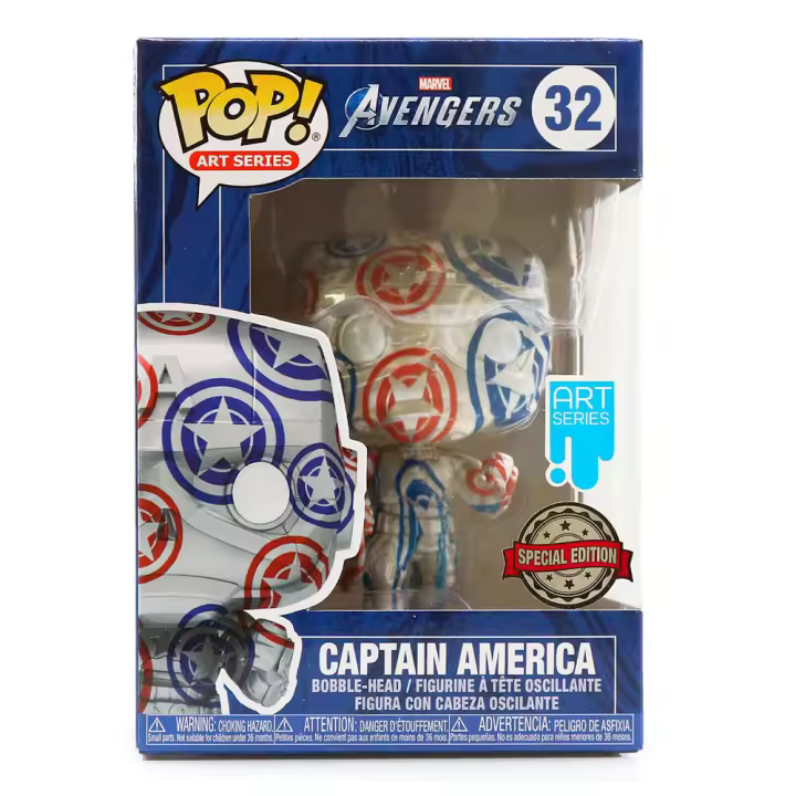 Figura Pop Patriotic Age Captain America Exclusive-Figura de Vinilo Coleccionable - Idea de Regalo- Mercancia Oficial - Juguetes para Niños y Adultos - Movies Fans - Muñeco para Coleccionistas y Exposición - 1