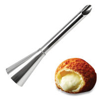 Pipetas De Crema De Acero Inoxidable Para Pastelería Y Cupcakes Herramienta De Chef De Decoración De Pasteles Y Puff - details 2