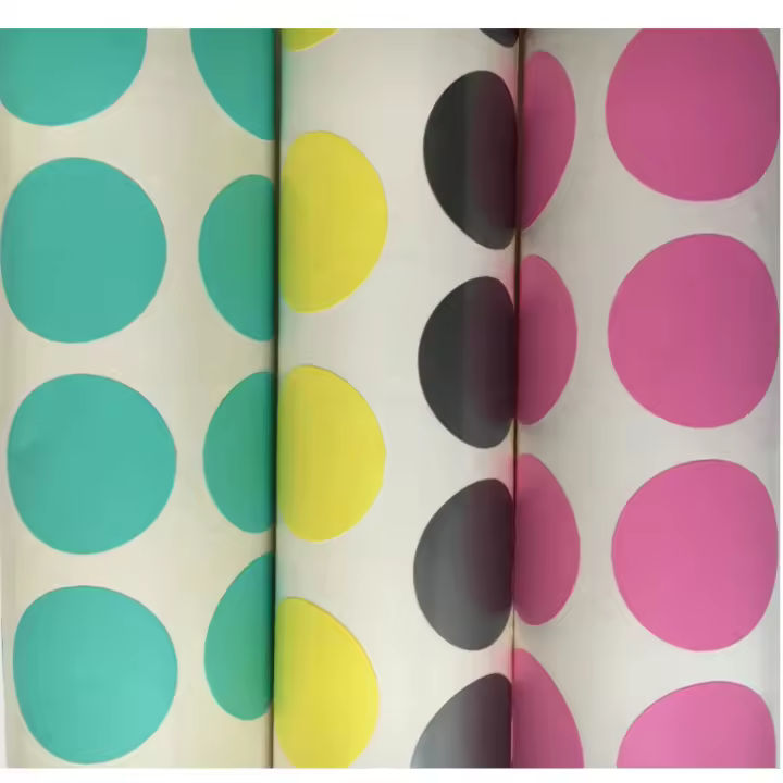 Vinilo adhesivo pared Lunares colores 40 unidades Decomac - 1