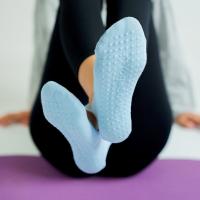 Calcetines De Yoga Para Mujer Algodón Peinado Antideslizantes Para Pilates Fitness Danza Profesional Calcetines Deportivos - details 10