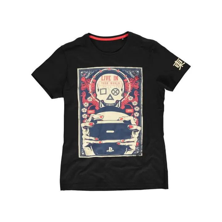 Camiseta adulto Sony - Playstation - Gaming Skull Talla XL Raíz MERCHAN-STORE Camisetas - 1