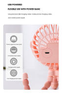 Ventilador Portátil USB Para Escritorio Plegable Multifuncional Pequeño Y Silencioso Para Verano Para Carrito De Bebé Y Uso Doméstico Estilo Octopus - details 11