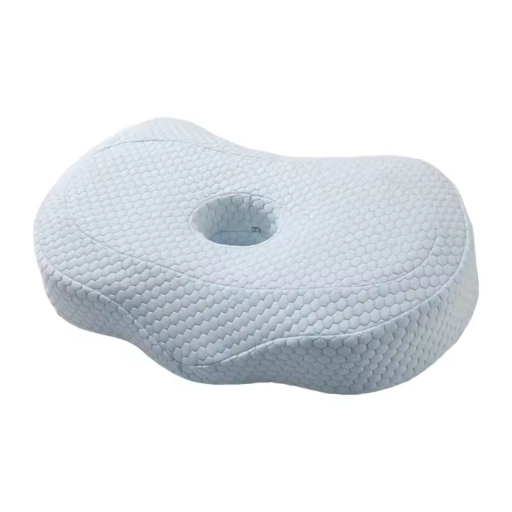 Almohada Protectora Para Perforación De Orejas Con Cierre Y Zíper Almohada Suave Para Dormir Lado a Lado Ideal Para Deportes Al Aire Libre Y Viajes - 1