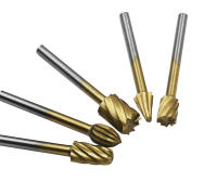 10Pc HSS Router Bits En Carburo Para Grabado Y Tallado En Madera Herramientas Para Talleres Rotativos DIY 1/8"(3mm) Broca De Abrazadera - details 13