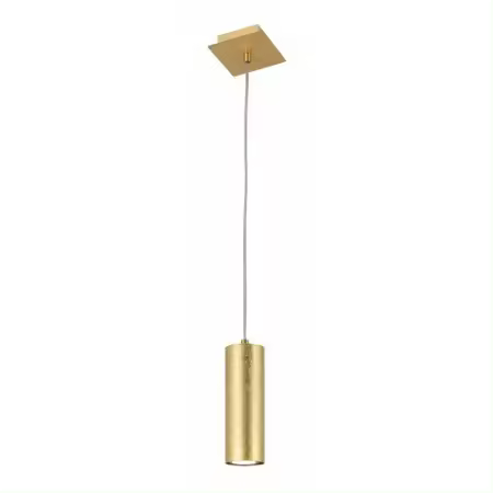 Lámpara Colgante Colección Junco en Pan de Oro 1xGU10 - 1