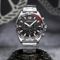 Reloj De Pulsera De Acero Inoxidable CRRJU Para Hombres Estilo Creativo Y Moda Con Dial Luminoso Y Cronógrafo Relogio Masculino - details 15