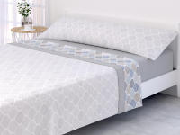 Mercatienda.es Sábanas Térmicas de Pirineo para Invierno - Modelo Colmena en Gris - details 4