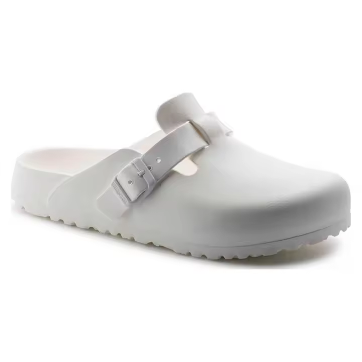 Zuecos Birkenstock Boston Eva para mujer en color blanco - 1