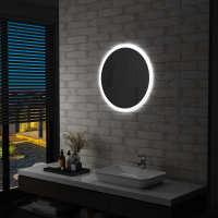 vidaXL Espejo de Baño con LED Accesorio de Maquillaje Tocador para Hogar Dimensiones 60 cm, 70 cm, 80 cm - details 0