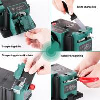 Multifuncional Afilador Eléctrico Universal Montaje En Banco Afilador De Multipropósito Para Cuchillo Tijera Hoja De Taladro HSS - details 3