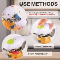 Abrebotellas Eléctrico para Manos débiles, abridor Automático para personas mayores con artitis, Fuerte Resistencia y fácil de un Dedo para Manos artríticas, - details 2