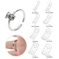 Ajustador De Tamaño De Anillo De Silicona Invisible Transparente Con 8 Tamaños Fijador Tensión Espaciador De Joyería Herramienta De Ajuste - details 3