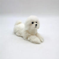 Muñeco De Peluche De Perro Realista Para Amantes De Los Animales Decoración De Lujo Para El Hogar Juguete De Perro Simulación - details 2