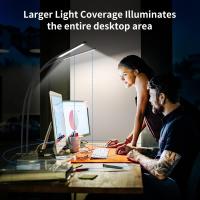 Lámpara De Escritorio Dual Con Timer De 3-6-12 Horas Función De Cuidado De Los Ojos 3 Modos De Iluminación 5 Niveles De Brillo Control Remoto LED Moderna - details 1