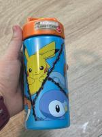Botella de agua deportiva con pajita y asa Pokémon iniciales de 410ml - details 7