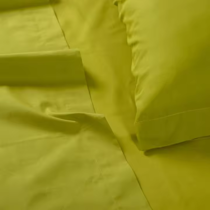 Llartextil Sábana Encimera 100% Algodón 144 Hilos Color Pistacho - 1