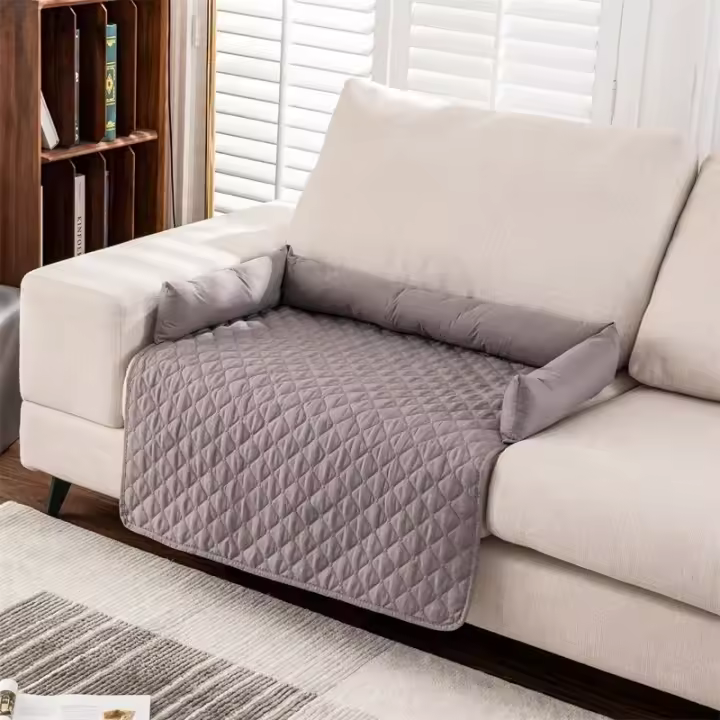 Protector De Sofá Para Mascotas Impermeable Antideslizante Tapete Cuadros Adecuado Para Perros Y Gatos Lavable Para Sala De Estar Accesorio Para Mascotas - 1