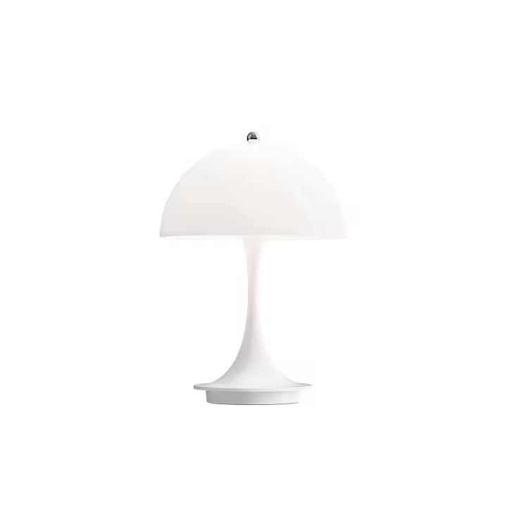 Lámpara De Mesa LED Portátil En Forma De Setas Con Luz Nocturna Táctil Recargable USB 3 Colores Ajustables Para Hotel Y Dormitorio - 1
