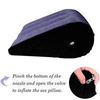 Cojín Inflable Multifuncional De Viaje Soporte Lumbar Para Yoga En Posiciones De Viaje Almohada De Cocina Triangular De Poliéster 100% PVC - details 8