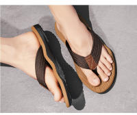 Zapatillas De Playa Para Hombre De Alta Calidad Moda Verano Transpirables Y Cómodas Sandalias De Exterior Casual Gruesa - details 3