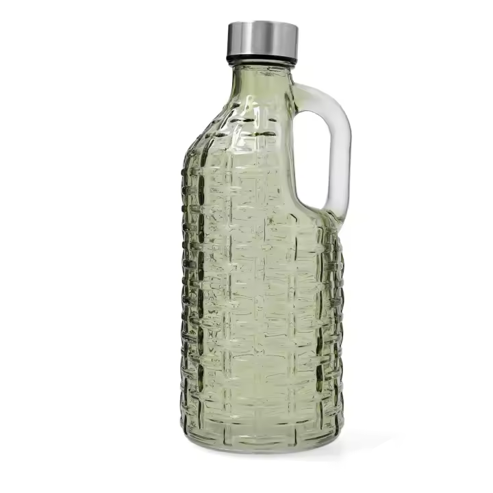 QUID CALYPSO Botella Mesa Vidrio Con Tapón 1L Verde - 1