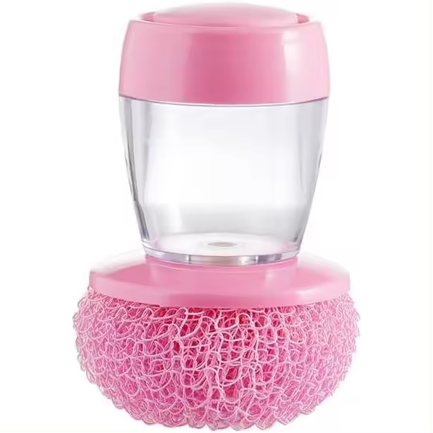 Verde - Cepillo de Limpieza de Líquido Reutilizable (rosa) - 1