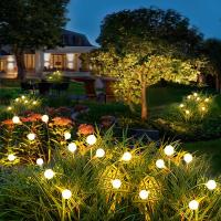 Luces Solares Firefly Impermeables Para Jardín Y Paisaje Decoración De Fiestas 6/8/10L Luz De Jardín Moderna Instalación Por Asamblea - details 6