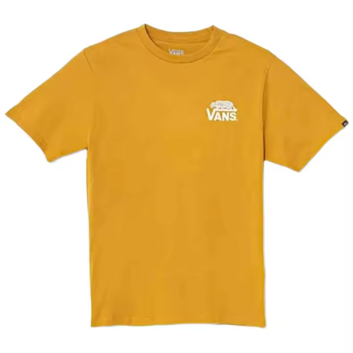 Camisetas De Manga Corta Vans para Niños en color Amarillo - 1
