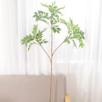 Arbol De Ficus Artificial Grande Rama De 76-140cm Planta De Palma Verde Falsa Para Decoración De Jardín Y Hogar Material Plástico - details 7