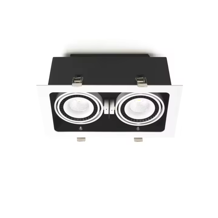 Luz empotrable con 2 focos - Modelo Modular II - 56 W - 4000 K - 4500 Lm - 290 x 150 mm - AZABAK - 1