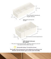 Organizador De Cajones De Cocina Ajustable 2PCS Caja De Almacenamiento Para Utensilios Con Divisores Desmontables Bandeja Para Cucharas Herramientas De Cocina Ecológicas - details 0