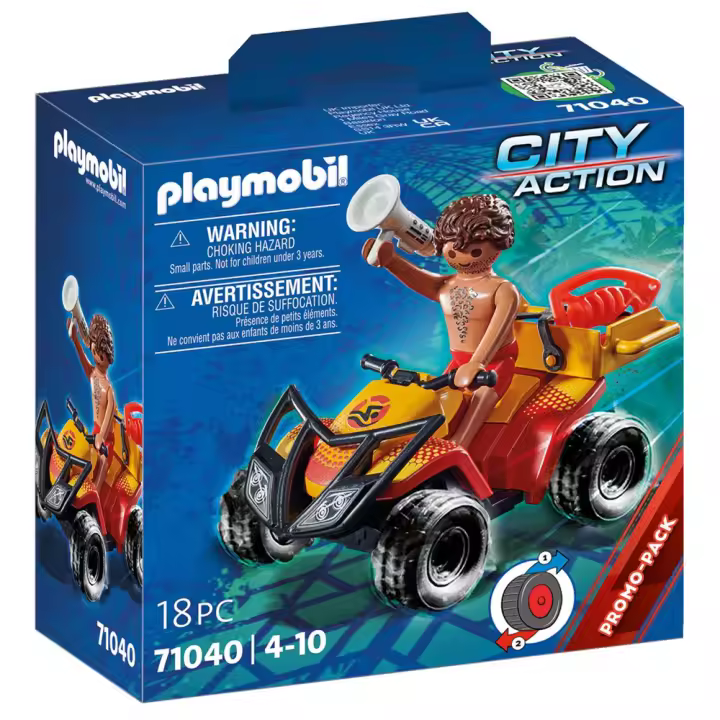 Quad de Rescate Playmobil City Action (71040) - 1